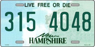 NH license plate 3154048
