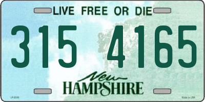 NH license plate 3154165