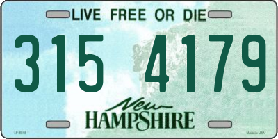 NH license plate 3154179