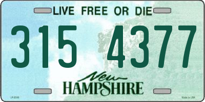 NH license plate 3154377