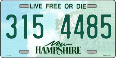 NH license plate 3154485