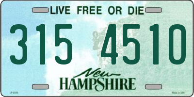 NH license plate 3154510