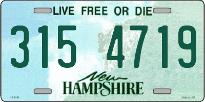 NH license plate 3154719