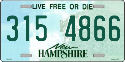 NH license plate 3154866