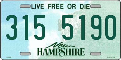 NH license plate 3155190