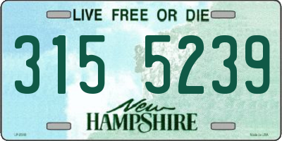 NH license plate 3155239