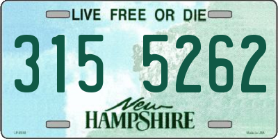 NH license plate 3155262