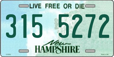 NH license plate 3155272