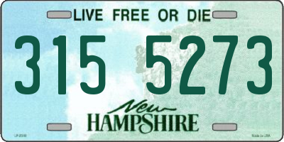 NH license plate 3155273