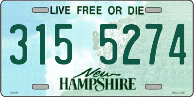 NH license plate 3155274