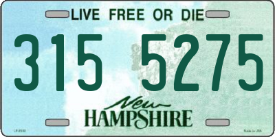 NH license plate 3155275