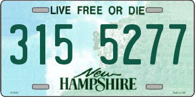 NH license plate 3155277