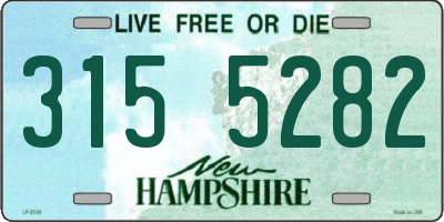 NH license plate 3155282