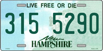 NH license plate 3155290