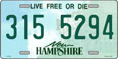 NH license plate 3155294