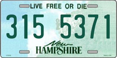 NH license plate 3155371