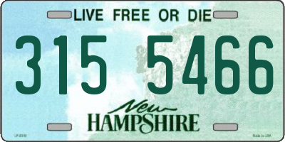 NH license plate 3155466