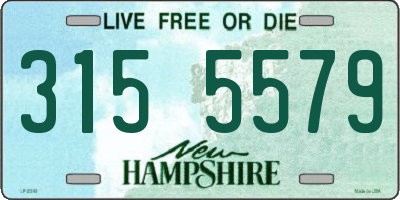 NH license plate 3155579