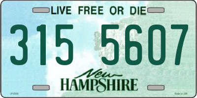 NH license plate 3155607