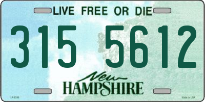NH license plate 3155612