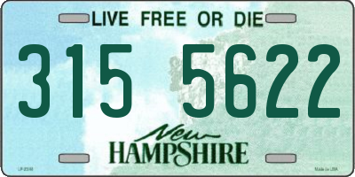 NH license plate 3155622