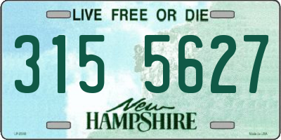NH license plate 3155627