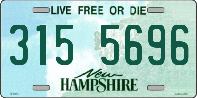 NH license plate 3155696