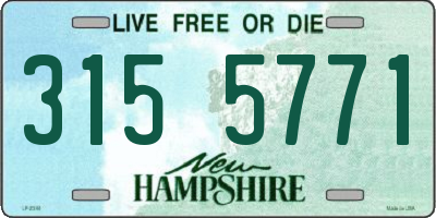 NH license plate 3155771