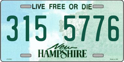 NH license plate 3155776