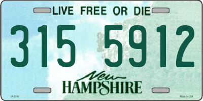 NH license plate 3155912