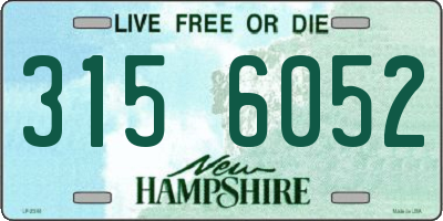 NH license plate 3156052