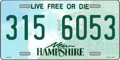 NH license plate 3156053
