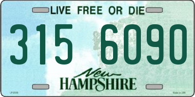 NH license plate 3156090