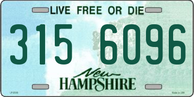 NH license plate 3156096