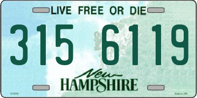 NH license plate 3156119