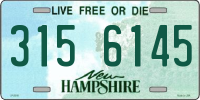 NH license plate 3156145