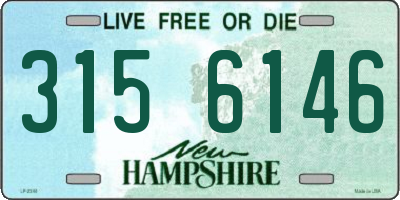 NH license plate 3156146