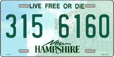 NH license plate 3156160