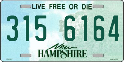 NH license plate 3156164