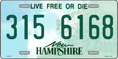 NH license plate 3156168