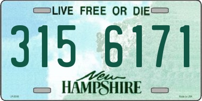 NH license plate 3156171