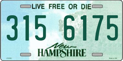 NH license plate 3156175