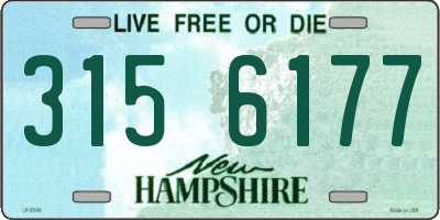 NH license plate 3156177