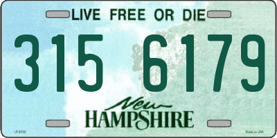 NH license plate 3156179
