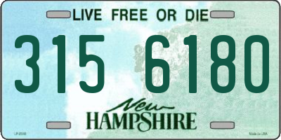 NH license plate 3156180