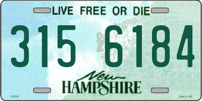 NH license plate 3156184