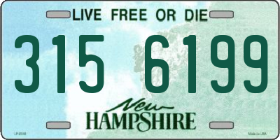 NH license plate 3156199