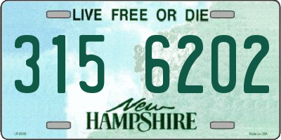 NH license plate 3156202
