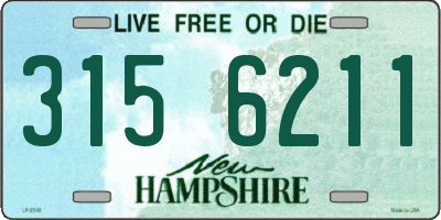 NH license plate 3156211