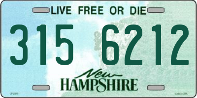 NH license plate 3156212